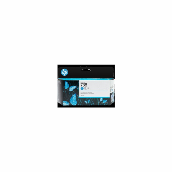 HP 738 130-ml Cyan DesignJet Ink Cartridge