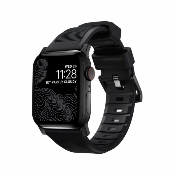 Nomad NOMAD Strap Rugged V2 Black 44mm / 42mm Connector B...