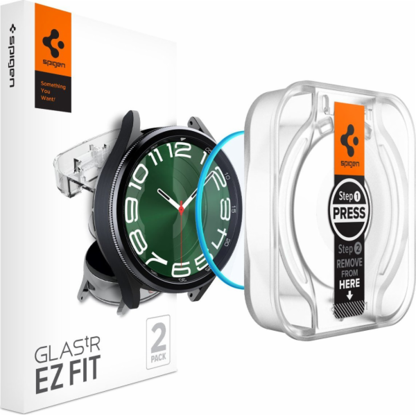 Spigen Glass TR EZ Fit 2 ks - Samsung Galaxy Watch6 Class...