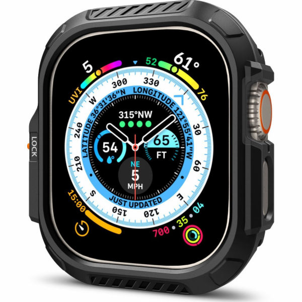 Spigen Pouzdro Lock Fit, černé - Apple Watch Ultra 2/Ultr...