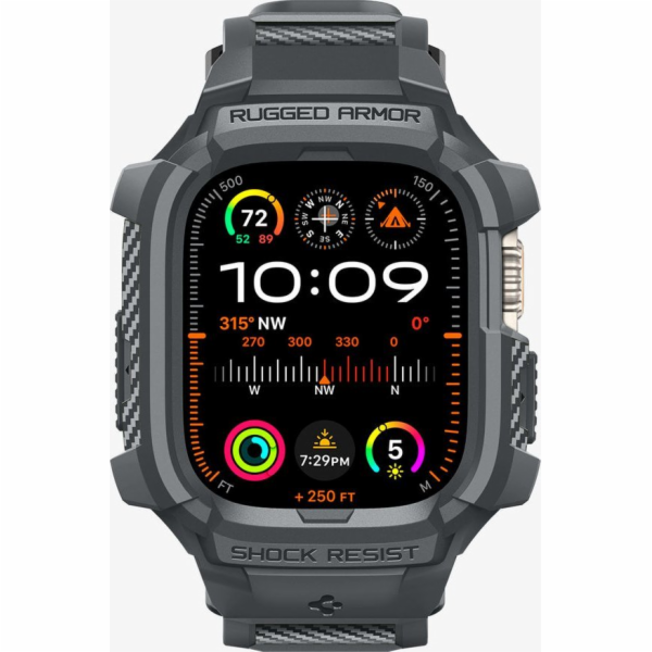 Spigen Rugged Armor Pro, tmavě šedý - Apple Watch Ultra 2...