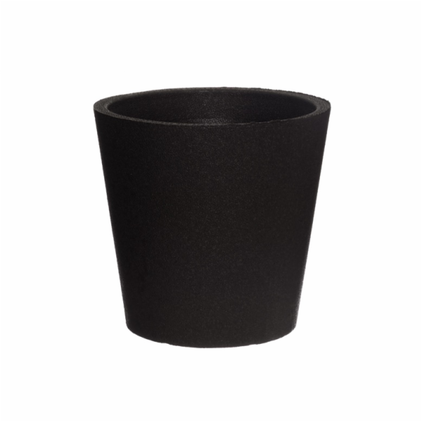 Plastový hrnec 4LIVING 276390, černý, O39 cm
