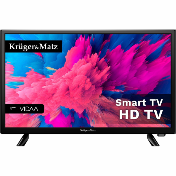 Kruger & Matz  24palcový Smart VIDAA DVB-T2 televizor
