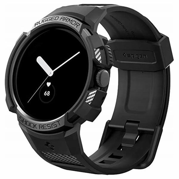 Spigen Rugged Armor Pro, černý - Google Pixel Watch/Watch 2