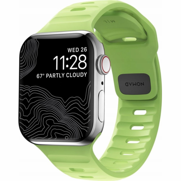Nomad Nomad Sport Strap, Glow 2.0 – Apple Watch 9/8/7 (41...