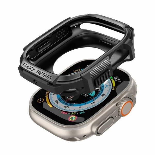 Spigen Pouzdro Tough Armor, černé - Apple Watch Ultra 49mm