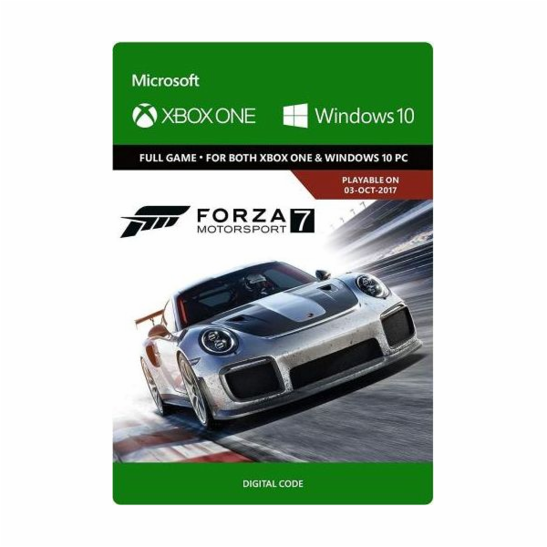 Turn 10 Studios Forza Motorsport 7 pro Xbox One, digitáln...