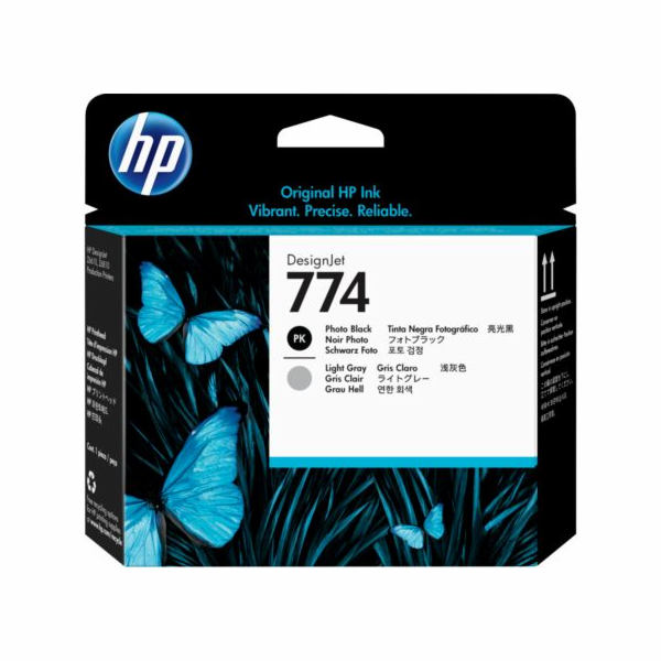 HP 774 Photo Black/Light Gray Printhead