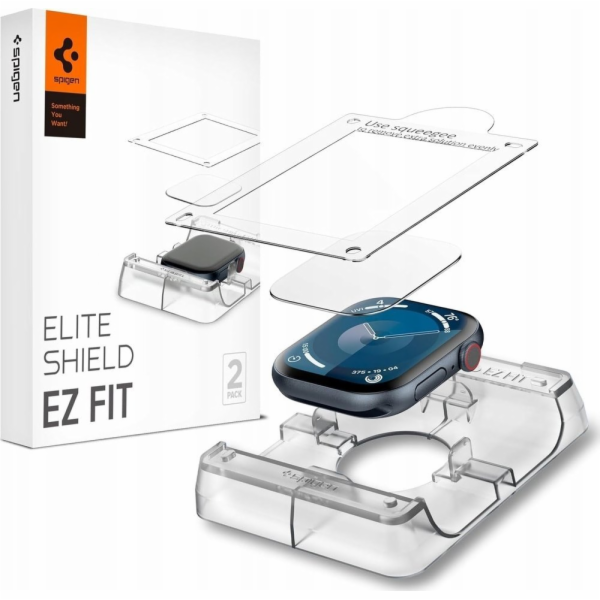 Spigen Eliteshield EZ Fit 2 kusy, průhledné - Apple Watch...