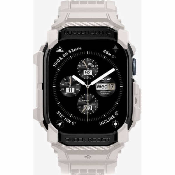 Spigen Rugged Armor Pro, dune béžový - Apple Watch 10 42mm