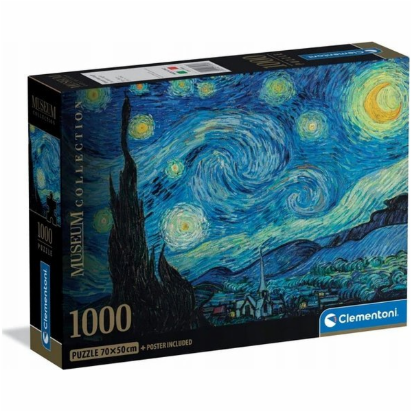 CLEMENTONI Delione Hvězdná noc 37065, 1000 dílů.