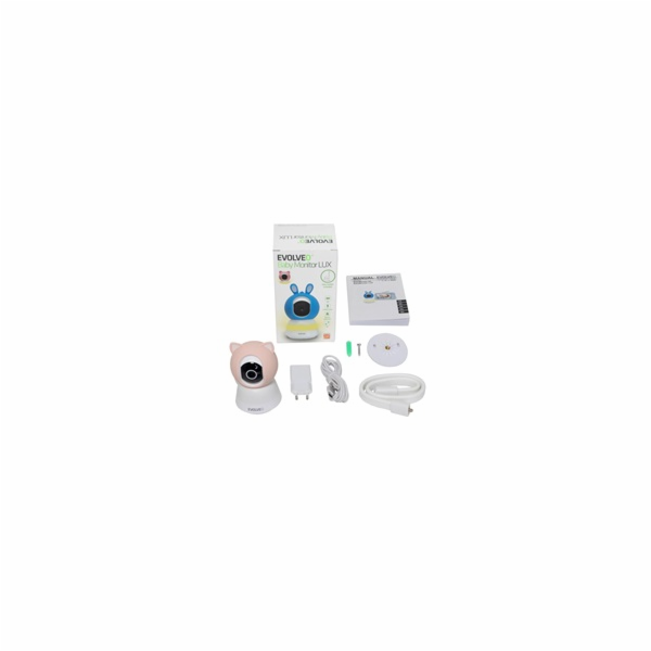 EVOLVEO Baby Monitor LUX- Chytrá 360° videochůvička s noč...