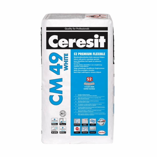 CERESIT Lepidlo na dlaždice CM49 Premium Flexible S2, 20 kg