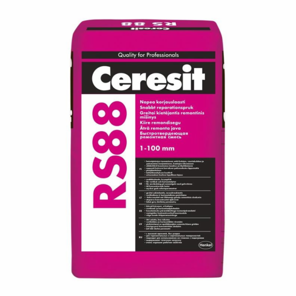 CERESIT Opravná směs RS88 25KG 1-100 mm