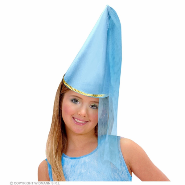 WIDMANN Princezna čepice 34071, modrá, polyester