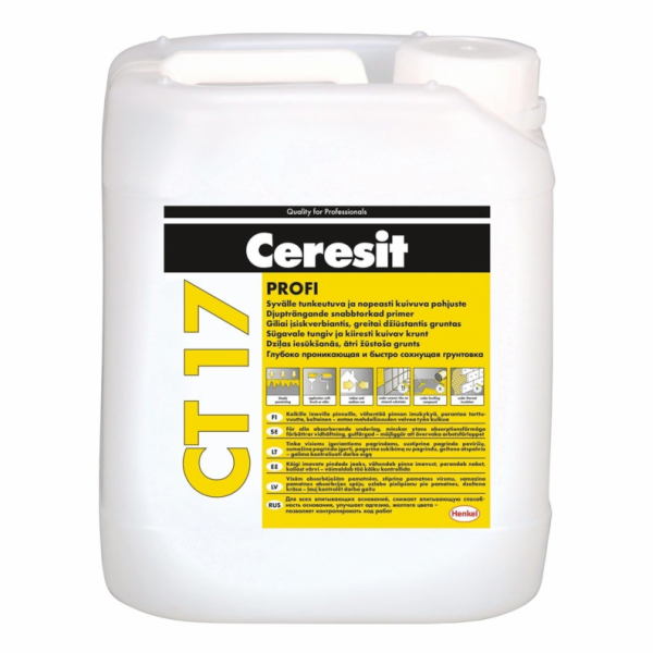 CERESIT Hloubkový penetrační nátěr CT17, nažloutlý, 5 l