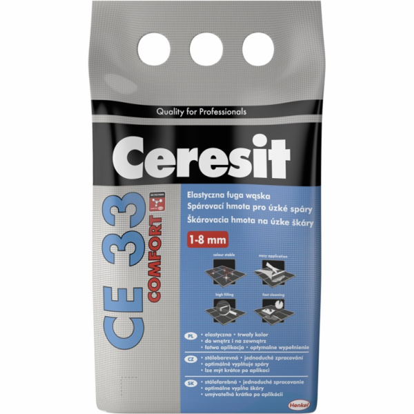 CERESIT CE33 Comfort/58 ČOKOLÁDOVÝ tmel na spáry do dlažd...