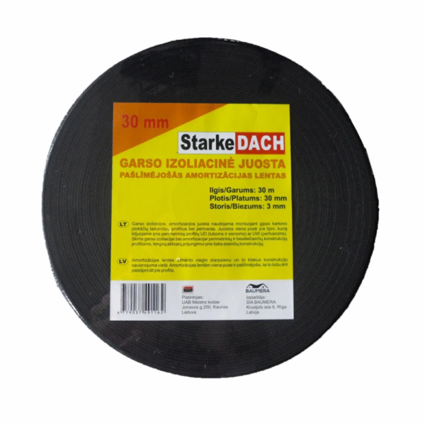 STARKEDACH Zvukotěsná páska 30 mm x 30 m