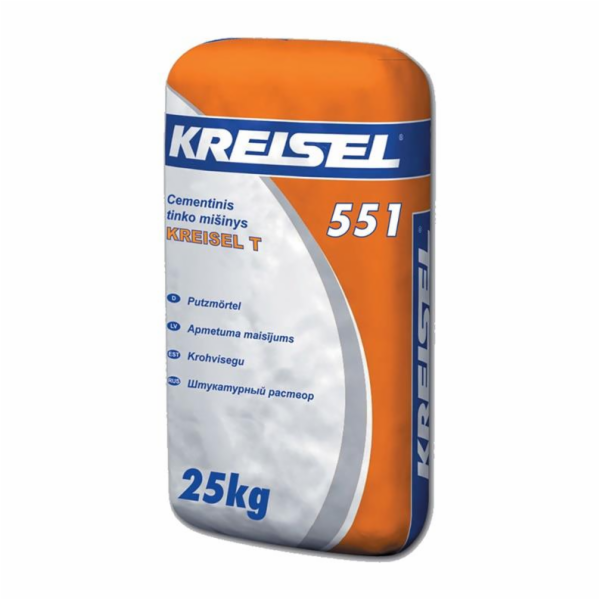 KREISEL Cementová omítková směs 551, 25 kg