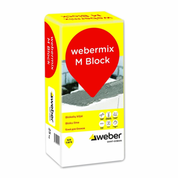 WEBER LEPIDLO NA TVÁRNY M BLOCK 25KG (48)