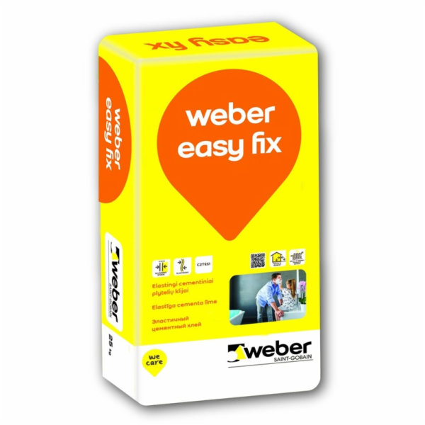 WEBER Lepidlo na dlaždice Easy Fix, 25 kg