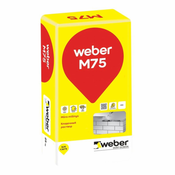 WEBER Směs na zeď M 75/7, 25 kg