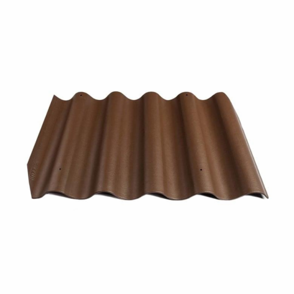 ETERNIT Vlnitý plech GOTIKA, 5B, 585 x 920 mm, hnědý