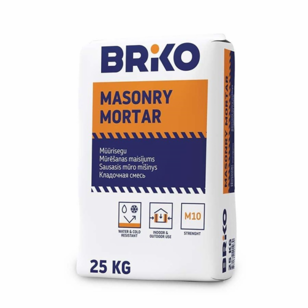BRIKO SUCHÁ SMĚS NA ZDĚNÍ CIHEL 25 KG (48)
