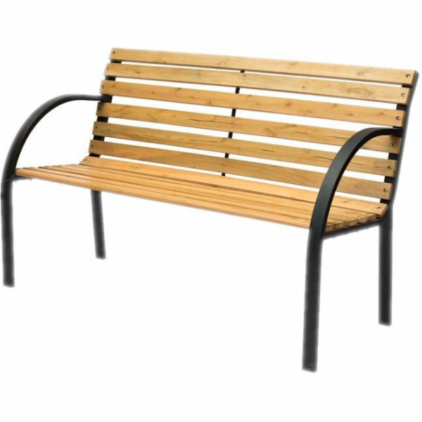 DOMOLETTI Lavice K-A204, hnědá, černá, 122×63×80 cm