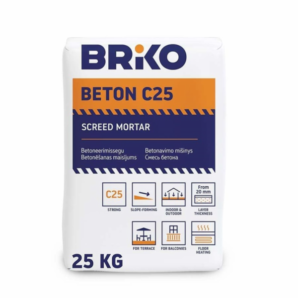 BRIKO Beton Beton, 25 kg