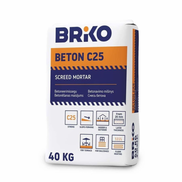 BRIKO Betonová cihla "Beton" 40 kg