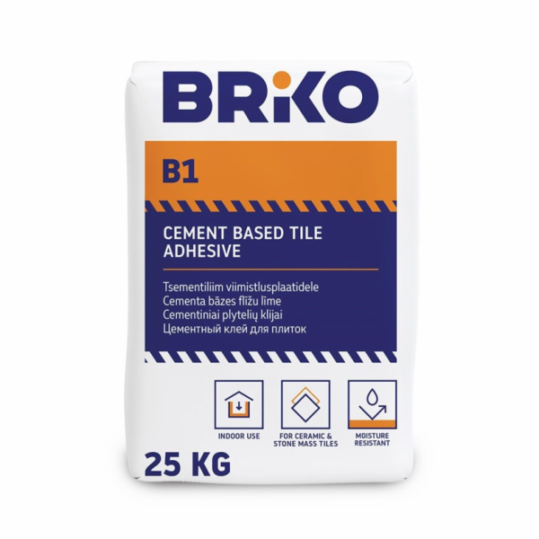 BRIKO Lepidlo na dlaždice B1, 25 kg