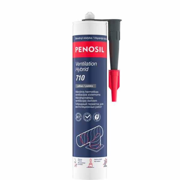 PENOSIL Těsnicí tmel Ventilation Hybrid 710, 0,28 l, šedý