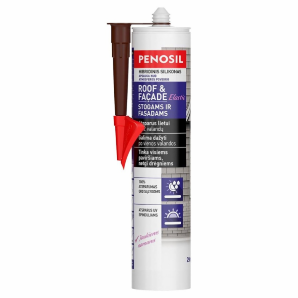PENOSIL Elastický tmel Roof&Facade, 290 ml hnědý