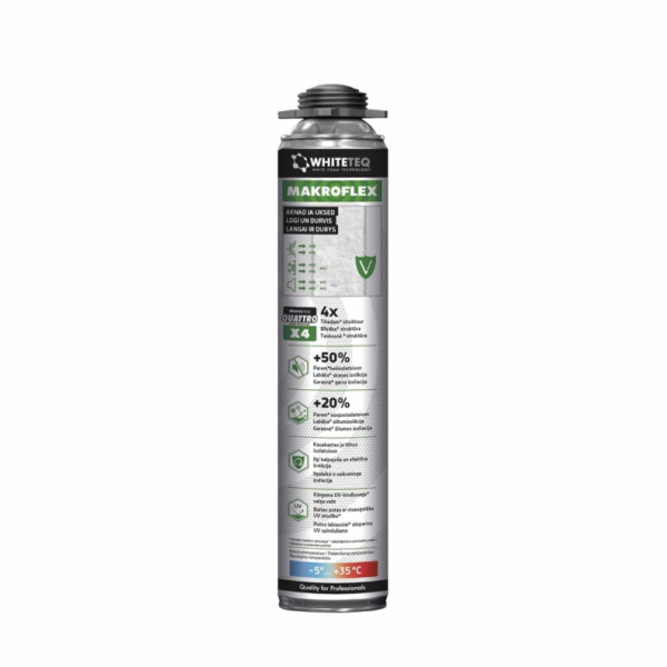 MAKROFLEX Pěna Whiteteq Thermal&Sound Pro, 750 ml