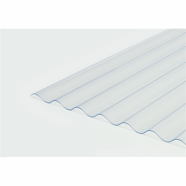 SALUX PVC DESKA SINUS 0,7X900X2000MM PRŮHLEDNÁ