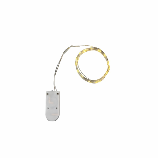 DOMOLETTI Světelný řetěz Luma KLED-061A, 2 m, teplá bílá