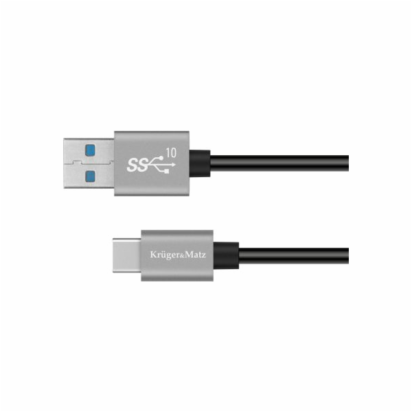 Kabel KRUGER & MATZ KM1262 Basic USB/USB-C 0,5m Black