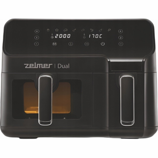 Zelmer ZAF9000 Air Fryer 5,5 l + 3,5 l 2700 W černá