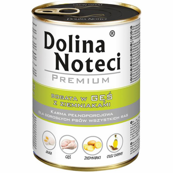 DOLINA NOTECI Premium Bohaté na husu s bramborami - vlhké...