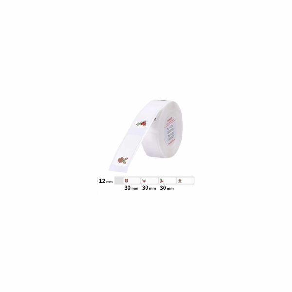 Niimbot štítky T 12x30mm 210ks Vánoce pro D11, D11-M, D11...