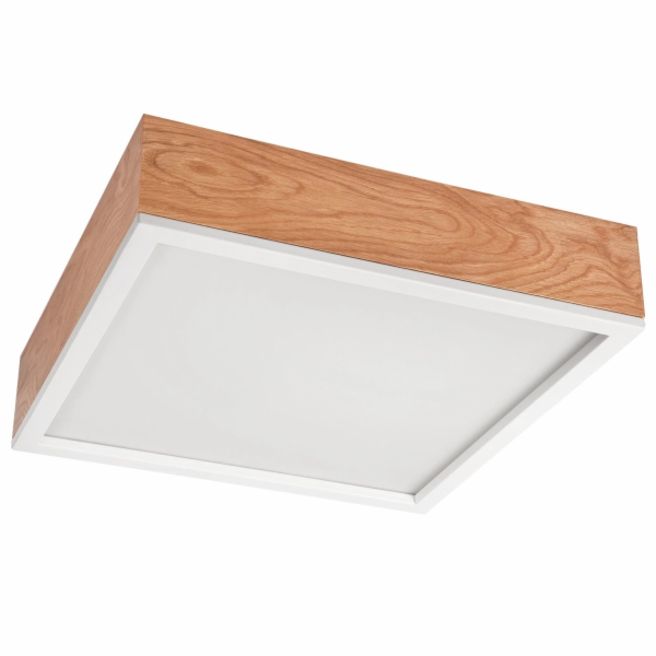 Lamkur Stropní svítidlo Oak Square 49038 4x15W E27 dub/bílá