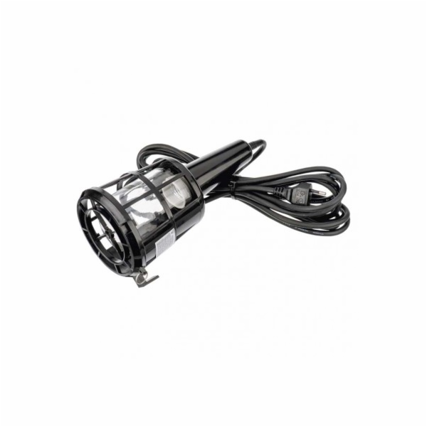 Přenosné svítidlo žár.60W E27 plast, 5m, + sklo  P4203