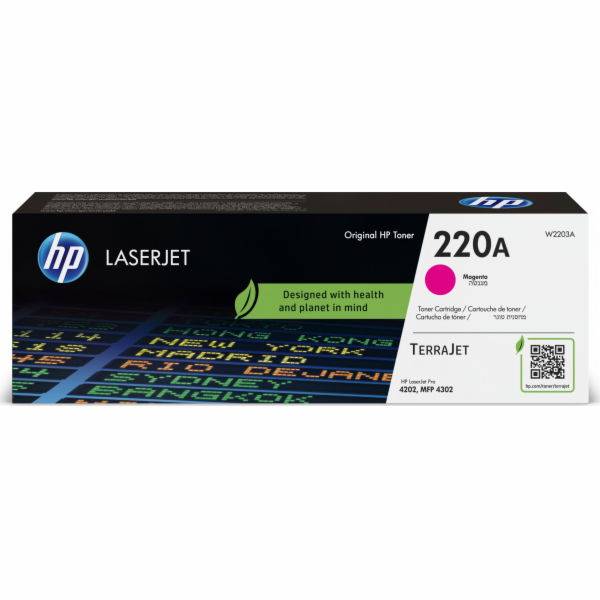 HP 220A Magenta Original LaserJet Toner Cartridge (1,800 ...