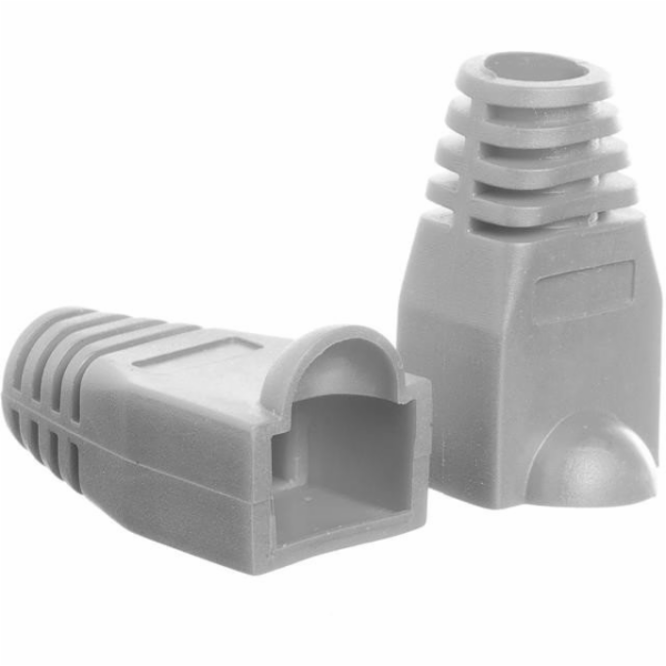 NETRACK 105-80 boot for RJ45 plug gray 100 pcs.
