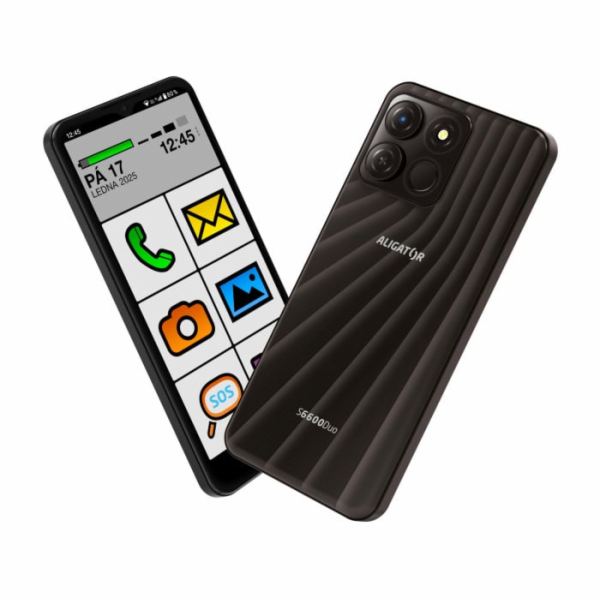 ALIGATOR S6600 Senior 4+64GB černý