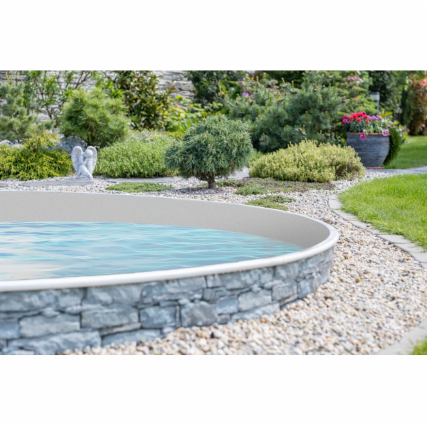 Planet Pool Bazénová fólie Grey pro bazén O 3,6 m x 0,92 m