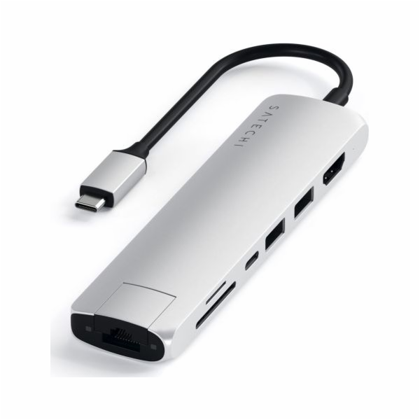 Satechi Multiport Slim Dock USB-C Station/Replicator (ST-...