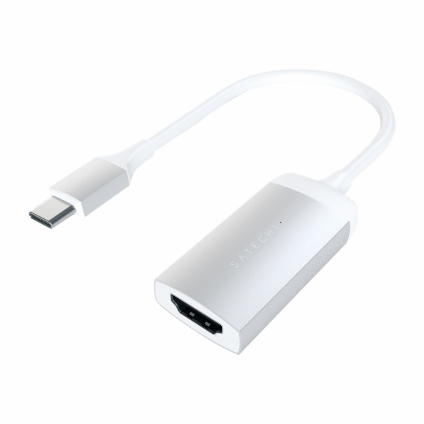 Satechi USB-C – Adaptér HDMI stříbrný (ST-TC4KHAS)