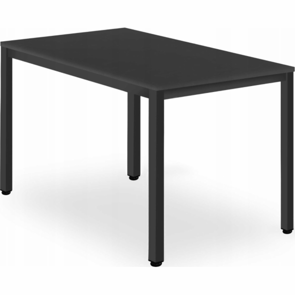 Leobert Stůl TESSA 120cm x 60cm - černý / černé nohy